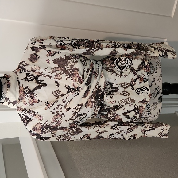 IRO  Paris Mock Neck Sakari LS Blouse Sz 4 (36) - Picture 1 of 7